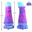 Фаллоимитатор-насадка Hismith HSA139 Silicone Dildo, фиолетовый - Фото №9