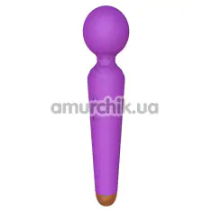 Универсальный вибромассажер Boss Series Rechargeable Power Wand, фиолетовый - Фото №1