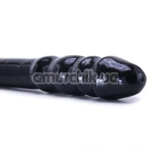 Двокінцевий фалоімітатор Basix Rubber Works 16 Double Dong, чорний