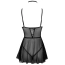 Комплект Kissable First Kiss Babydoll Set, чорний: пеньюар + трусики-стрінги - Фото №7