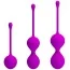 Набір вагінальних кульок Pretty Love Kegel Balls, фіолетовий - Фото №1