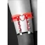 Подвязка Bijoux Pour Toi With Heart And Spikes, красная - Фото №1