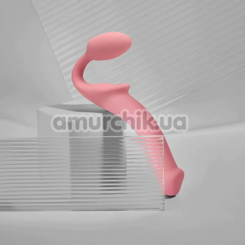 Безремневой страпон Strap-On-Me Silicone Bendable Strap-On XL, розовый