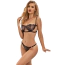 Комплект Star Night Sultry Sleep Lingerie Set, чорний: бюстгальтер + трусики - Фото №5