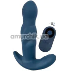Вібростимулятор простати з ротацією Anos Finest Butt Wear RC Rotating Prostate Plug With Vibration, синій - Фото №1