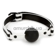 Кляп Glo Bondage Ball Gag, белый - Фото №1