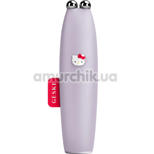 Мікрострумова ручка для підтяжки шкіри обличчя Geske MicroCurrent Face-Lift Pen 6 in 1 - Hello Kitty, бузкова - Фото №1