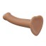 Фалоімітатор Strap-On-Me Dual Density Silicone Bendable Dildo S, світло-коричневий - Фото №4