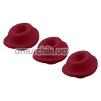 Набір насадок на симулятор орального сексу для жінок Womanizer Premium, Classic (Size S), бордовий - Фото №1