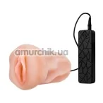 Штучна вагина з вібрацією Realstuff Lifelike Vibrating Stroker 21208, тілесна - Фото №1