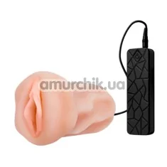 Искусственная вагина с вибрацией Realstuff Lifelike Vibrating Stroker 21208, телесная - Фото №1
