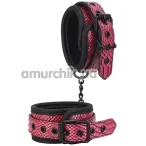 Поножи Blaze Luxury Fetish Ancle Cuffs, розовые - Фото №1