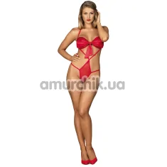 Боди Obsessive Giftella, красное - Фото №1