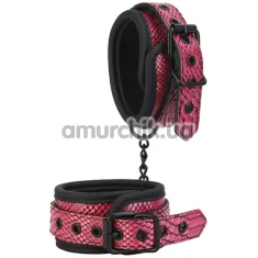 Поножи Blaze Luxury Fetish Ancle Cuffs, розовые - Фото №1