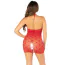 Платье Leg Avenue Mini Heart Trimmmed Net Chemise, красное - Фото №5