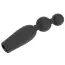 Анальний ланцюжок з вібрацією Black Mont Vibrating Booty Beads 5.4, чорний - Фото №3