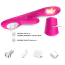Вибратор с подогревом Boss Series Rabbit Vibrator Spark, розовый - Фото №7