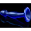 Анальная пробка Flawless Clear Anal Plug 6.5, синяя - Фото №6
