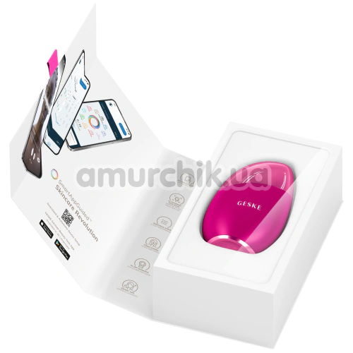 Массажер для глаз и лица Geske Cool & Warm Eye and Face Massager 7 in 1, ярко-розовый