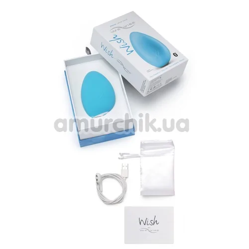 Кліторальний вібратор We-Vibe Wish (ві вайб віш блакитний)