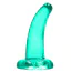 Фалоімітатор Realrock Crystal Clear Dildo 5, зелений - Фото №1