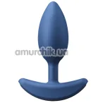 Анальна пробка з вібрацією Renegade Heavyweight Plug Medium, блакитна - Фото №1