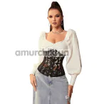 Корсет Star Night Breathable Mesh Trendy Corset, черный - Фото №1