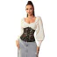 Корсет Star Night Breathable Mesh Trendy Corset, черный - Фото №1