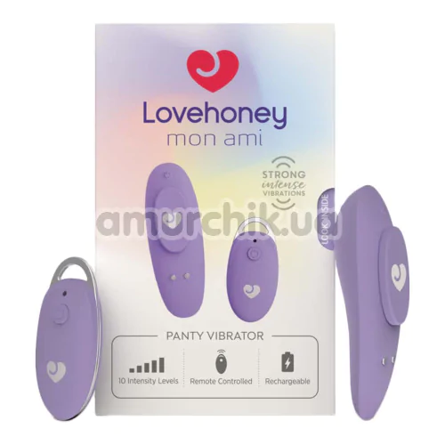 Клиторальный вибратор Lovehoney Mon Ami Panty Vibrator, сиреневый