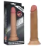 Фаллоимитатор Dual-Layered Silicone Nature Cock LVTOY002, коричневый - Фото №6