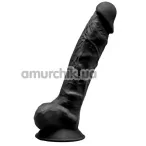 Фаллоимитатор Silexd Premium Silicone Dildo Model 1 Size 8, черный - Фото №1