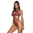 Боді JSY Sexy Lingerie 7939, червоне - Фото №3