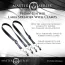 Зажимы для половых губ Master Series Spread Labia Spreader Straps, черные - Фото №8