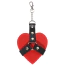 Брелок у вигляді серця Art of Sex Chained Heart, червоний - Фото №1