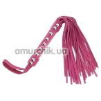 Флоггер DS Fetish Flogger Suede 00121 M, розовый - Фото №1