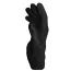 Перчатка для массажа с вибрацией Fukuoku Five Finger Massage Glove, черная - Фото №3