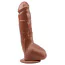 Фалоімітатор Rubicon Brunet Trick Penis 9.9, коричневий - Фото №1
