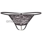 Трусики-стринги Mandy Mystery G-string With Chain 2320096, черные - Фото №1