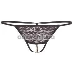 Трусики-стринги Mandy Mystery G-string With Chain 2320096, черные - Фото №1