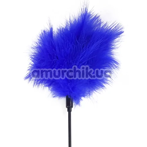 Перышко для ласк Art of Sex Feather Paddle перо индюка, синее