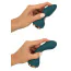 Набір секс-іграшок Couples Choice RC Mini Vibrator With 4 Attachments, зелений - Фото №10