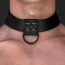 Нашийник Lovetoy Bondage Fetish Black Matt Collar With Leash, чорний - Фото №5