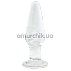 Анальна пробка Firefly Tapered Glass Plug Small, світиться у темряві - Фото №1