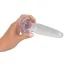 Анальна пробка Crystal Clear Medium Plug, прозора - Фото №5