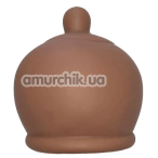 Игрушка-пищалка в виде груди Diverty Sex Boobs, коричневая - Фото №1