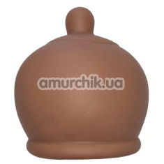 Игрушка-пищалка в виде груди Diverty Sex Boobs, коричневая - Фото №1