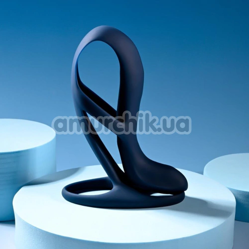 Насадка на пенис с вибрацией Zero Tolerance Big Time, синяя