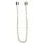 Затискачі для сосків Taboom Tweezers With Chain, срібні - Фото №1