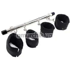 Фиксаторы для рук и ног Art of Sex Bondage Soft Touch BDSM Spreader, черные - Фото №1