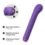 Вибратор для точки G с насадками Otouch Magic Stick S1 Plus, фиолетовый - Фото №5